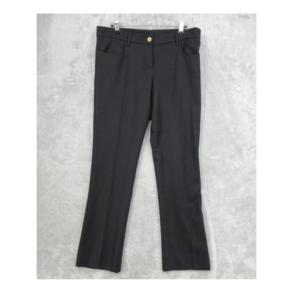 Miu Miu Pants Women 42 US 6 Virgin Wool Straight Leg Trouser Quiet Luxury‎ Italy